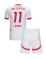 RB Leipzig Lois Openda #11 Hjemmedraktsett Barn 2024-25 Korte ermer (+ bukser)